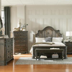 E KING 4PC SET (KE.BED,NS,DR,MR)